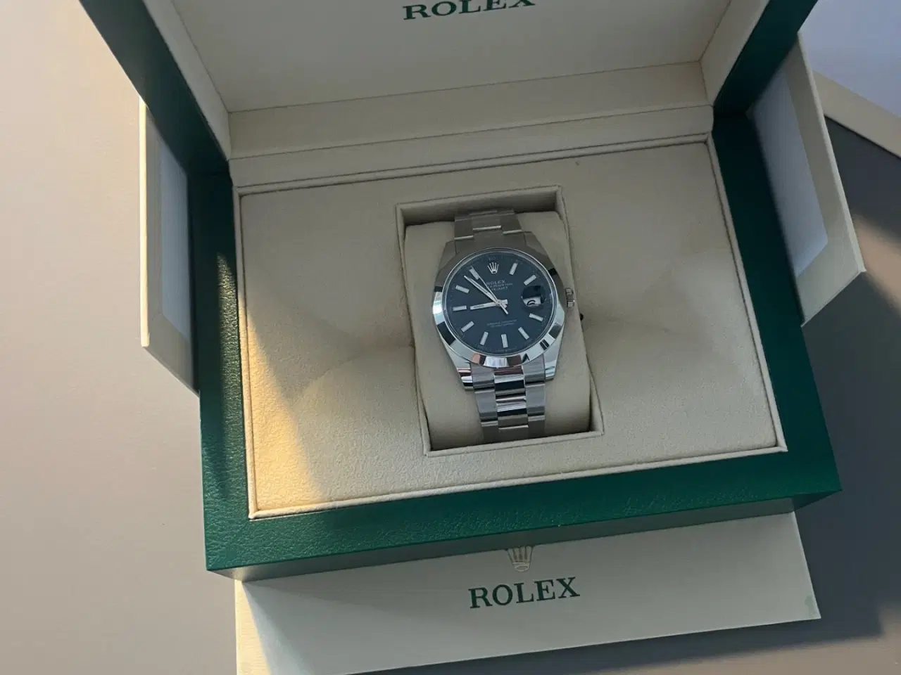 Billede 2 - Rolex Datejust 126300 blå urskive