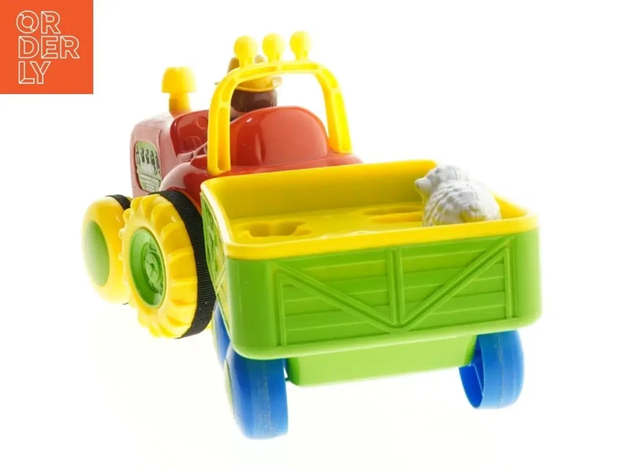 Billede 2 - Legetøjstraktor med anhænger (str. 40 cm)