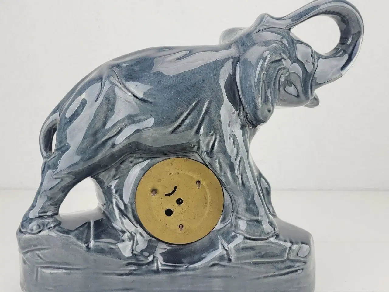 Billede 2 - ⭐️- Porcelæns Elefant med Ur