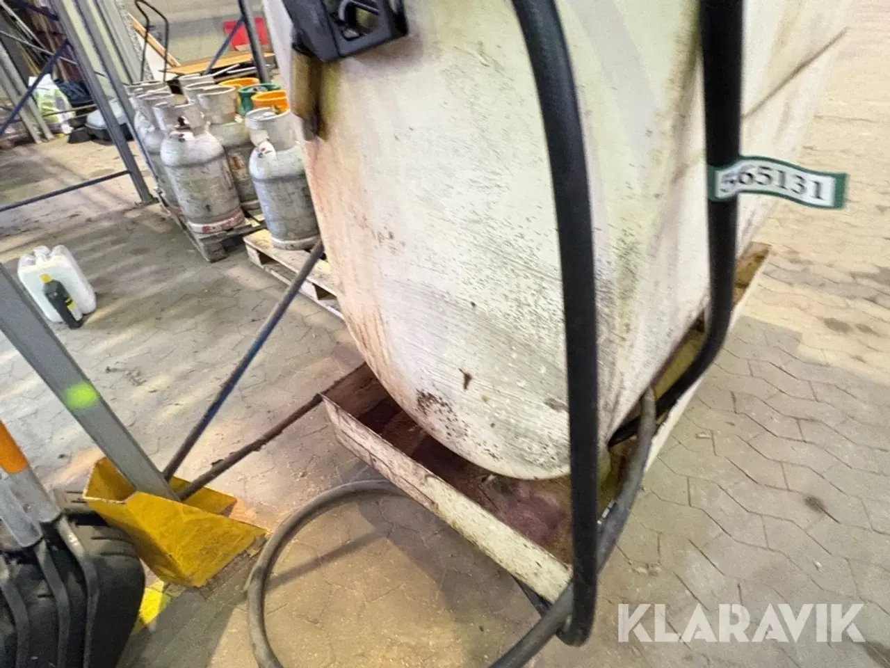 Billede 4 - Diesel tank med pumpe Roug 1200 liters