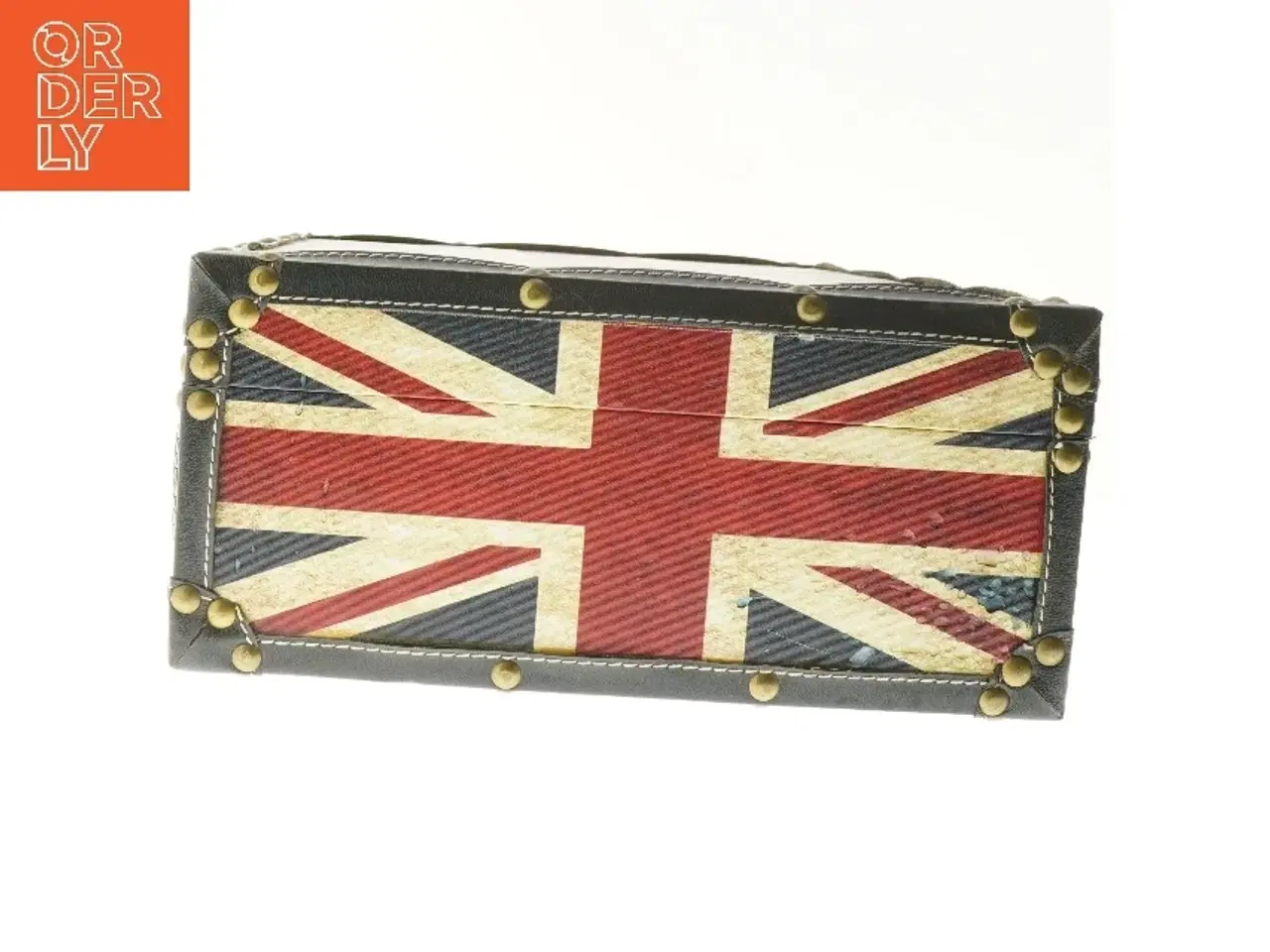 Billede 3 - Vintage kuffert med britisk flag (str. 40x30x14 cm)
