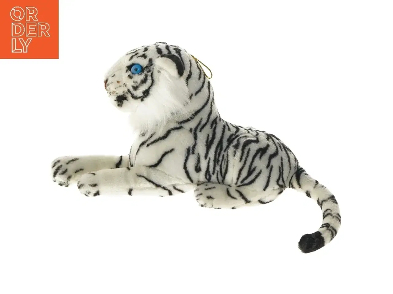 Billede 2 - Hvid tiger tøjdyr (str. 35 cm)