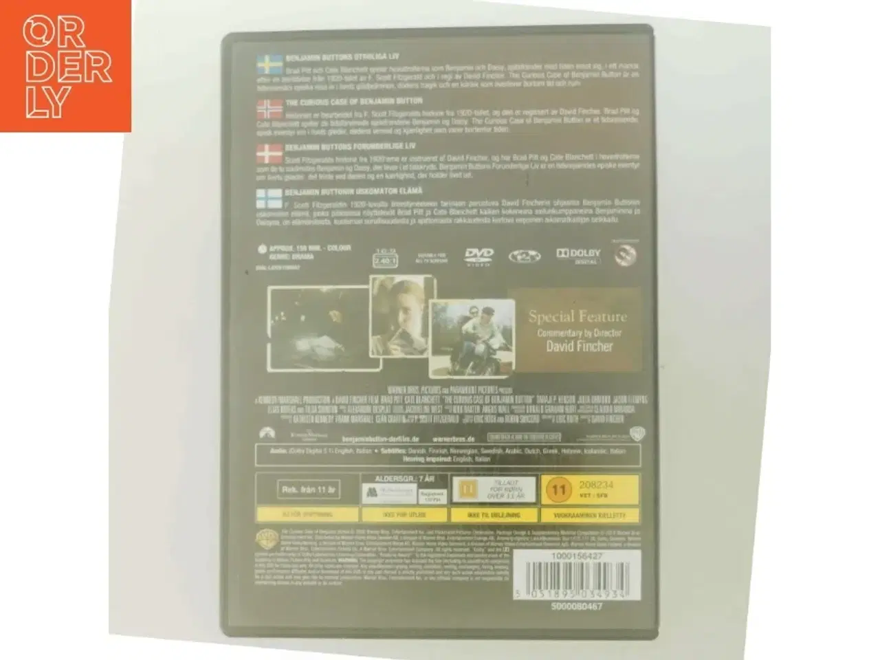 Billede 3 - Benjamin Buttons Forunderlige Liv med Brad Pitt (DVD)