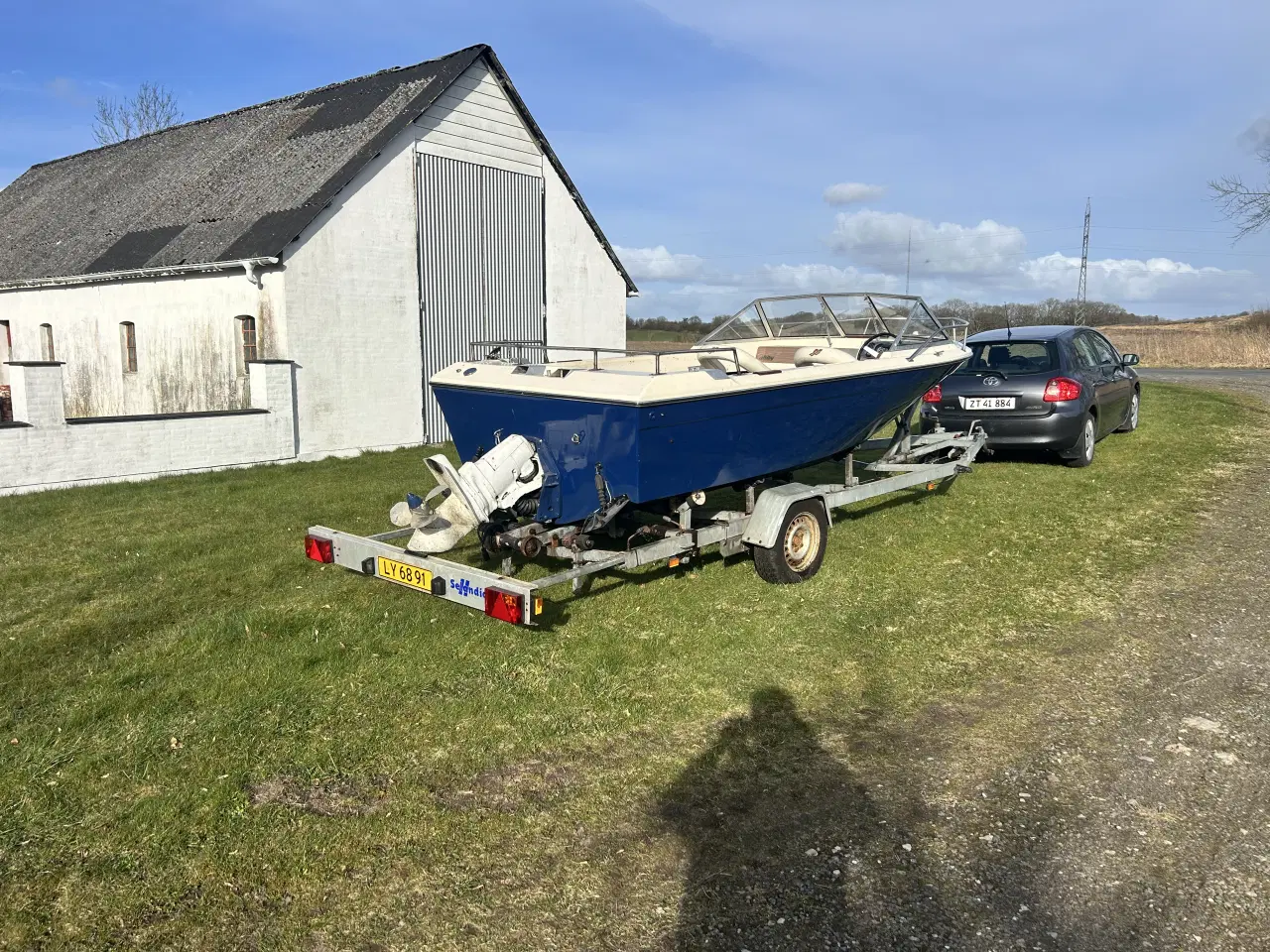 Billede 2 - Retro motorbåd med Trailer 