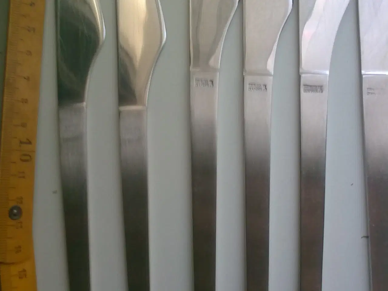 Billede 3 - Dessert bestik DENMARK STÅL ostebord frugt sæt