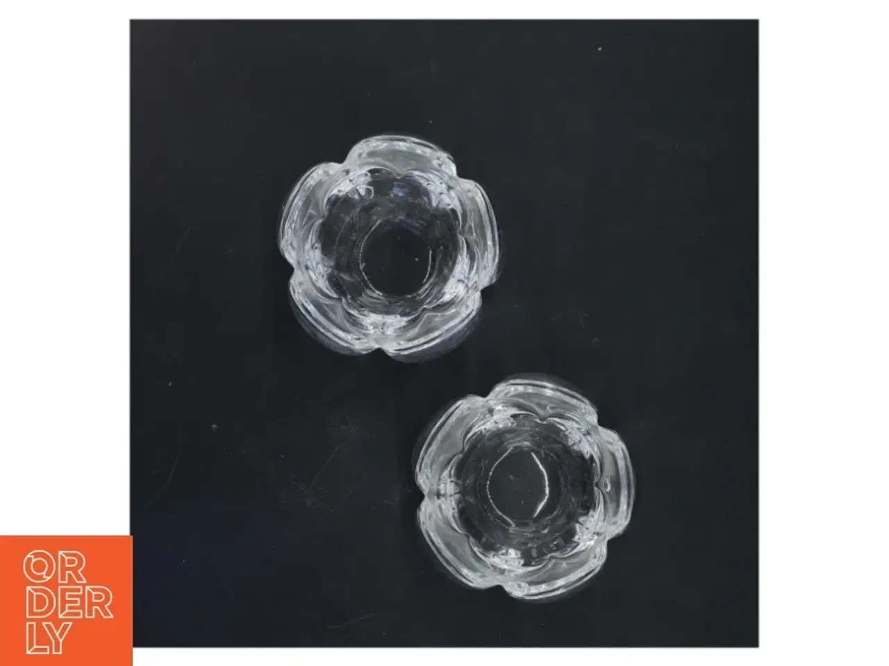 Billede 2 - Glasblomst lysestager (str. 7 cm)