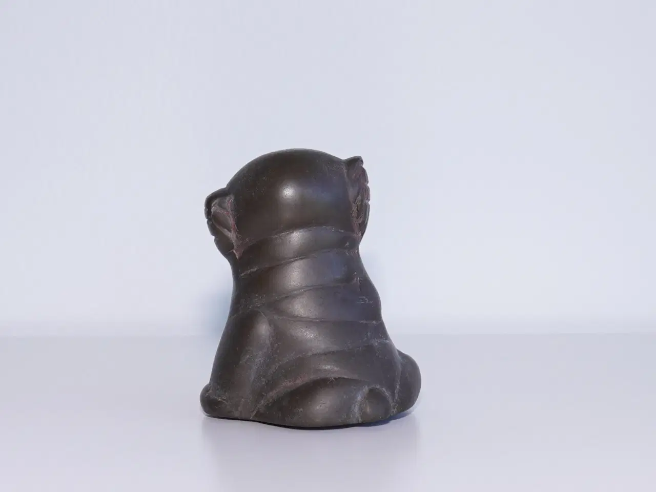 Billede 6 - Ældre og detaljeret hund i metal