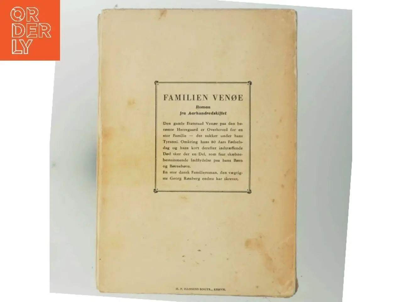 Billede 3 - Familien Venøe af Georg Rønberg (Bog)