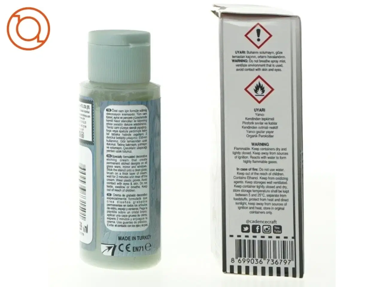 Billede 2 - Hobby, mirror effect og magic glass fra Cadence (str. 10 x 3 cm 11 x 3 x 4 cm)