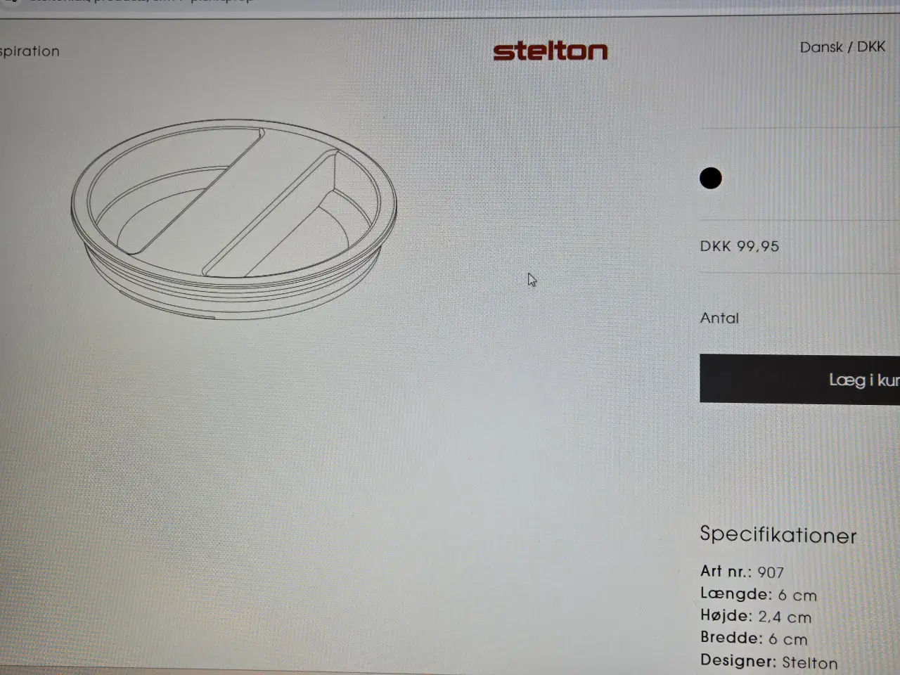 Billede 2 - Stelton Picnicprop / låg, model 907