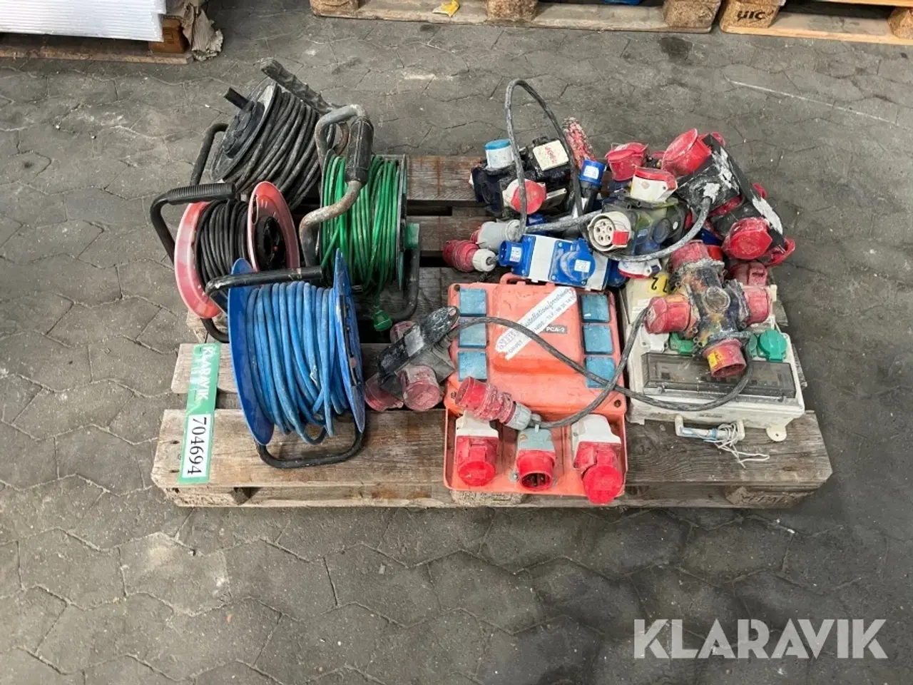 Billede 6 - Lot - Diverse el dele og kabeltromler