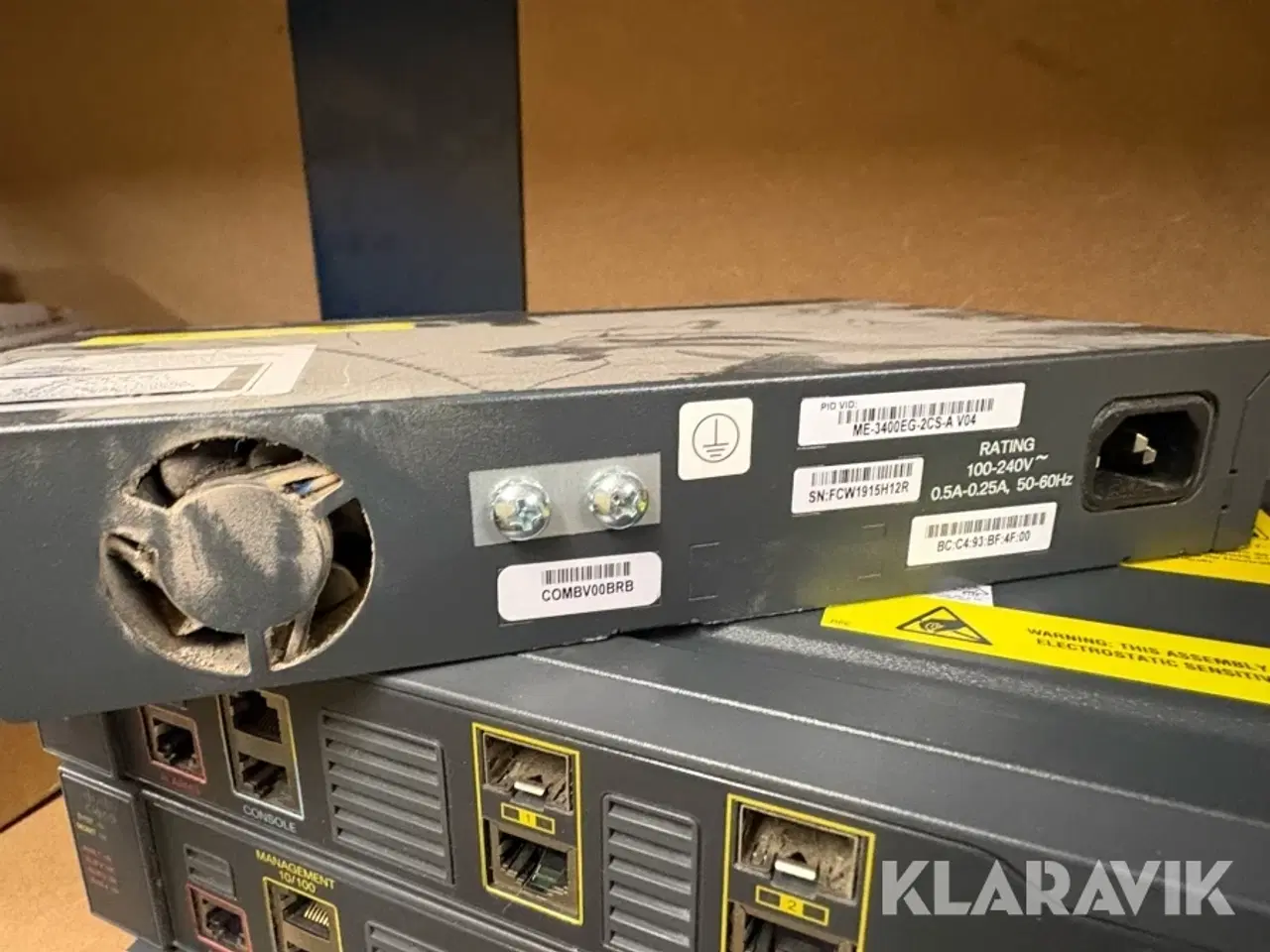 Billede 9 - Ethernet switch Cisco ME-3400EG 2CS-A 4 styk