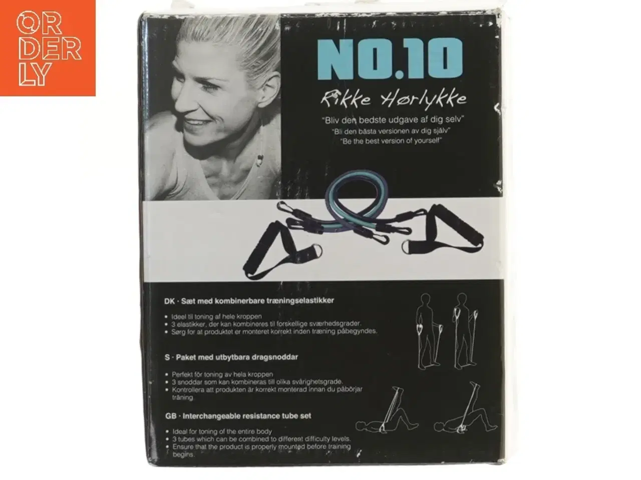 Billede 2 - Træningselastik sæt med håndtag (str. 152 cm)