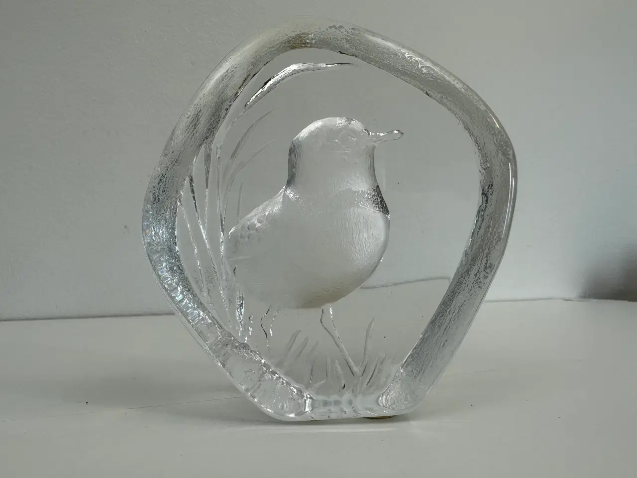 Billede 7 - Svensk kunstglas, spurv (Mats Jonasson)
