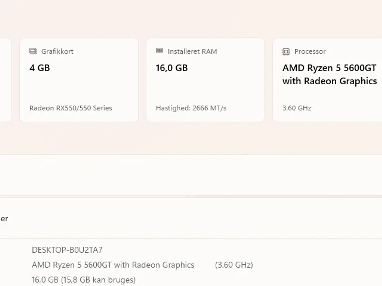 Billede 1 - starter gamer PC