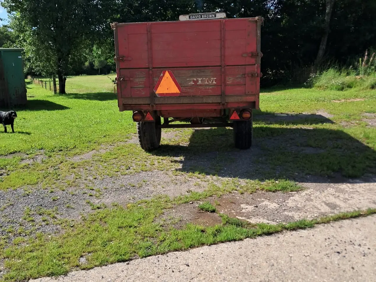 Billede 3 - Traktor med tipvogn