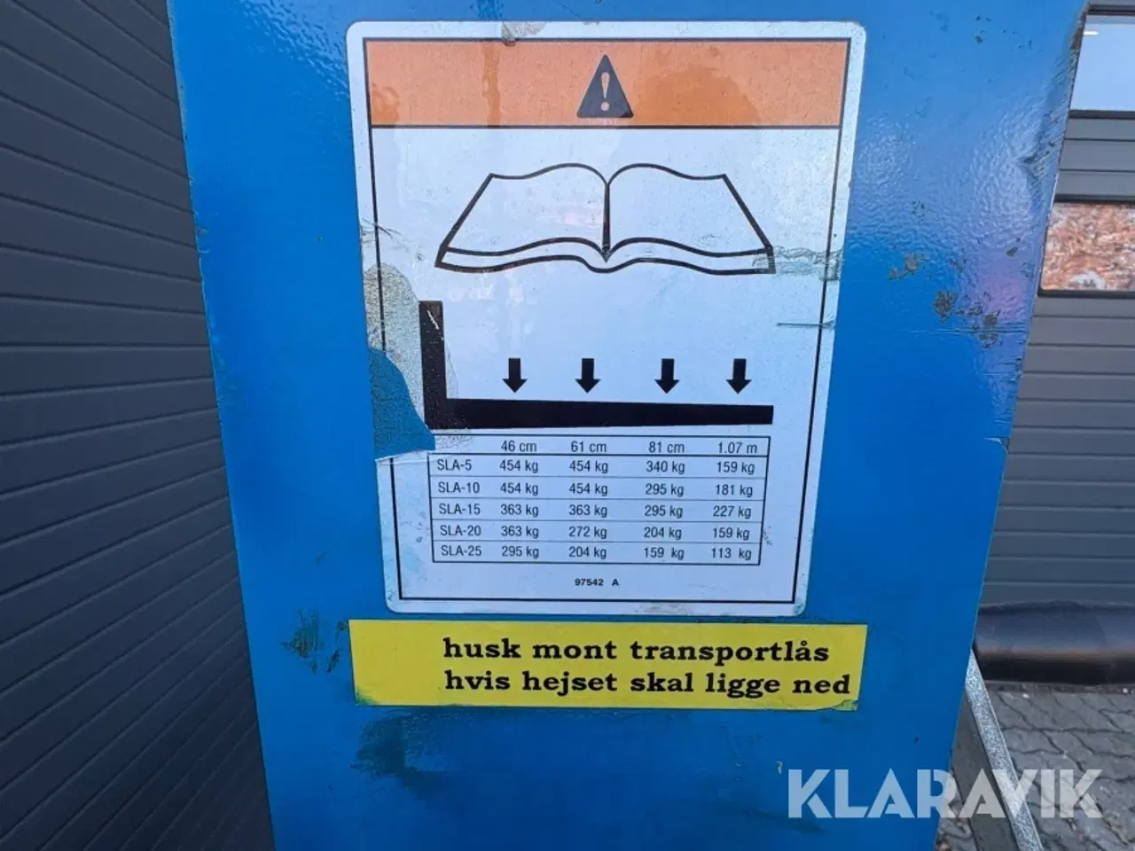 Billede 8 - Materialehejs Genie SLA-20