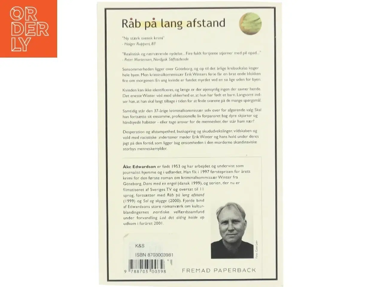 Billede 2 - Råb på lang afstend af Åke Edwardson