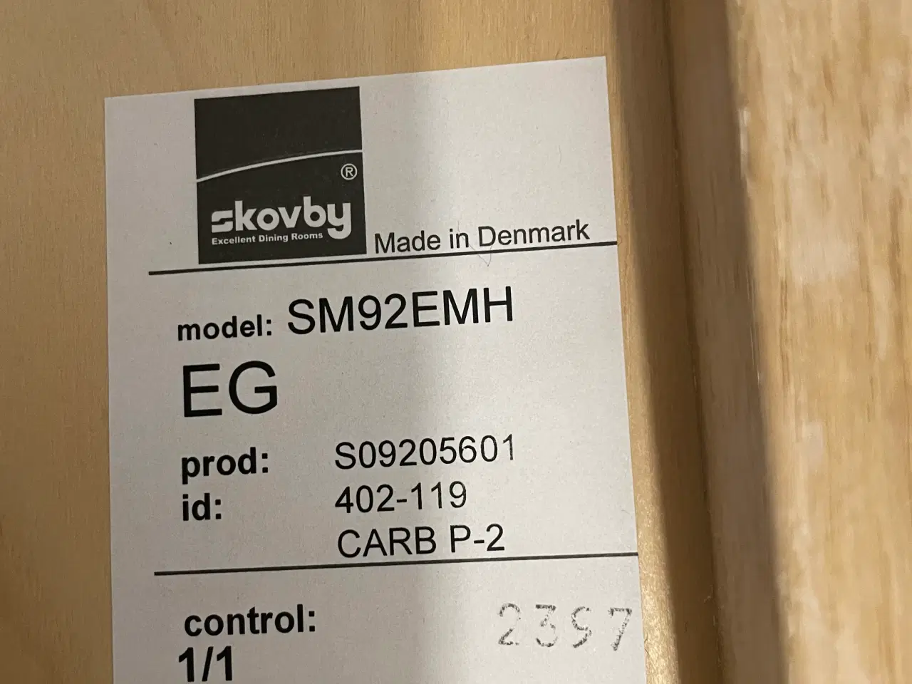 Billede 4 - Spisestole Skovby som nye 4 styk 