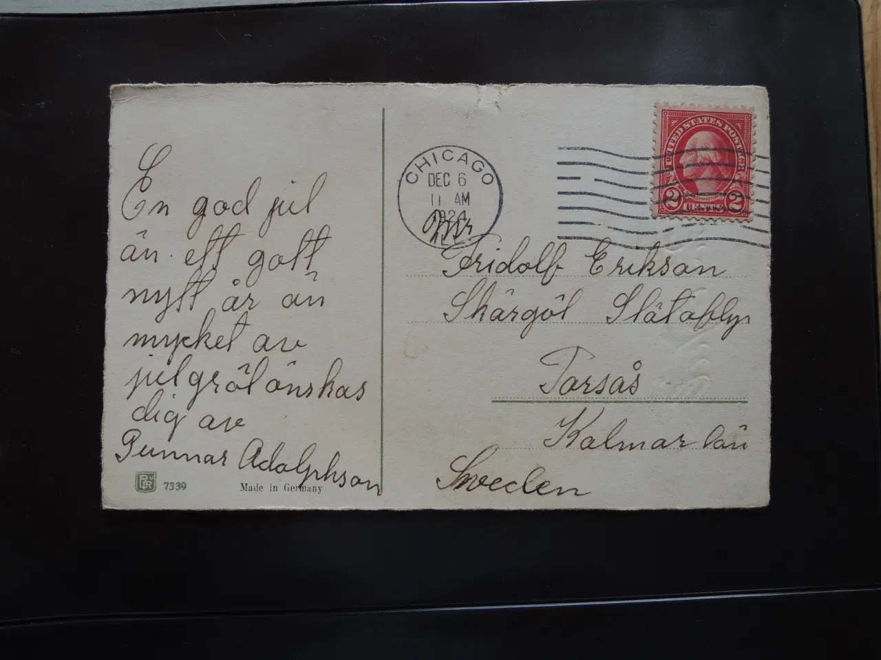 Billede 6 - 8 gamle kuverter og et postkort