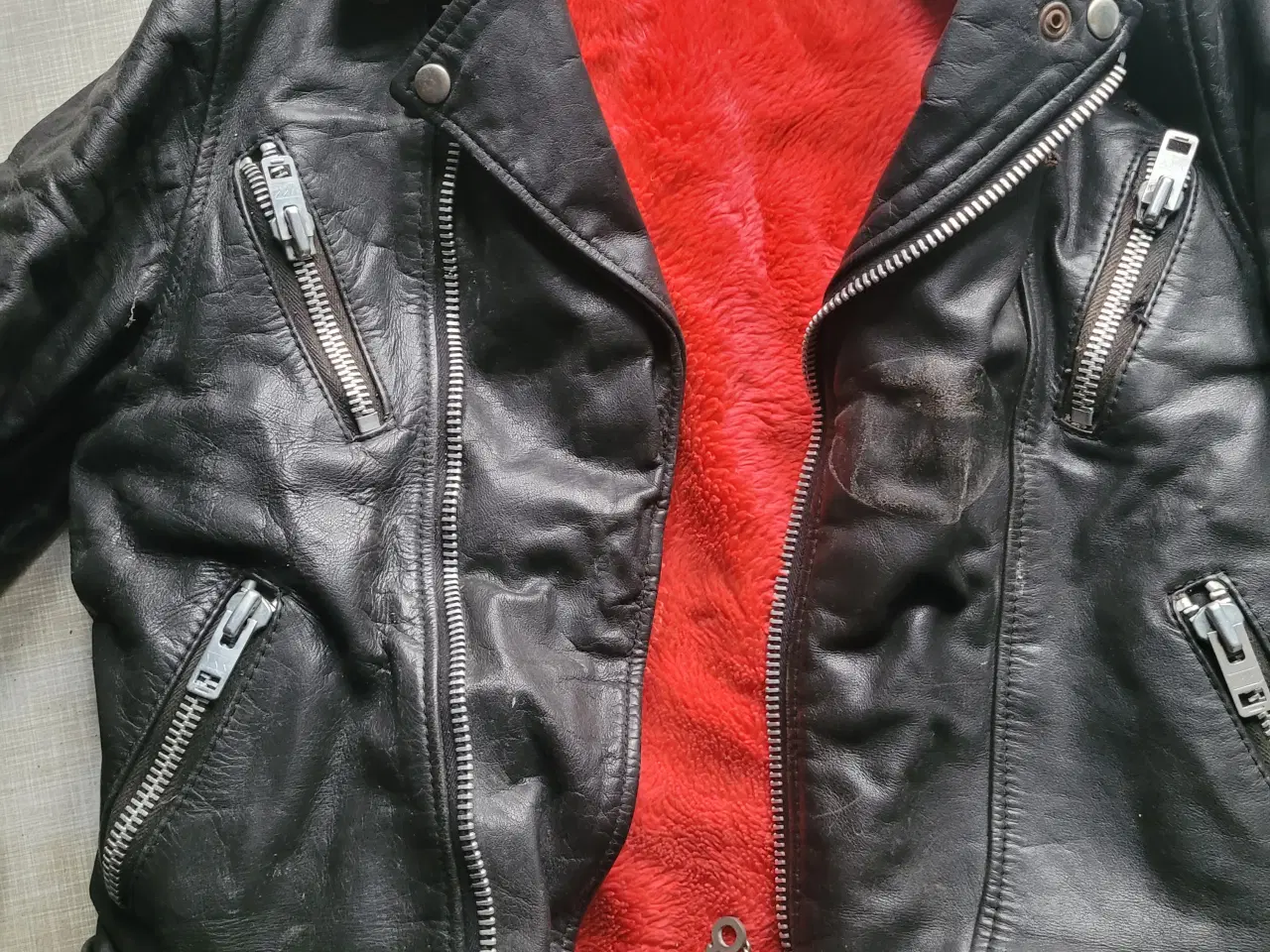 Billede 1 - Vintage mc jakke