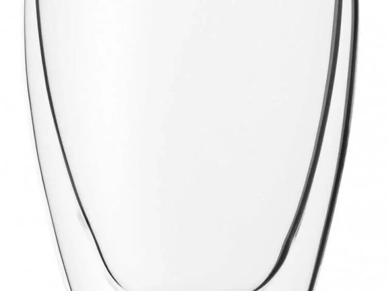 Billede 2 - Cappuccinoglas dobbeltvægget