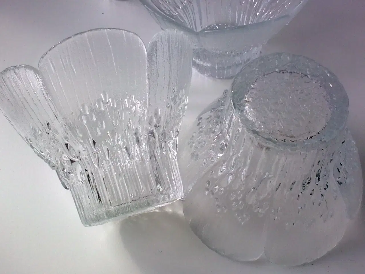 Billede 18 - Sverige vinter is glas frosset LYS brugskunst