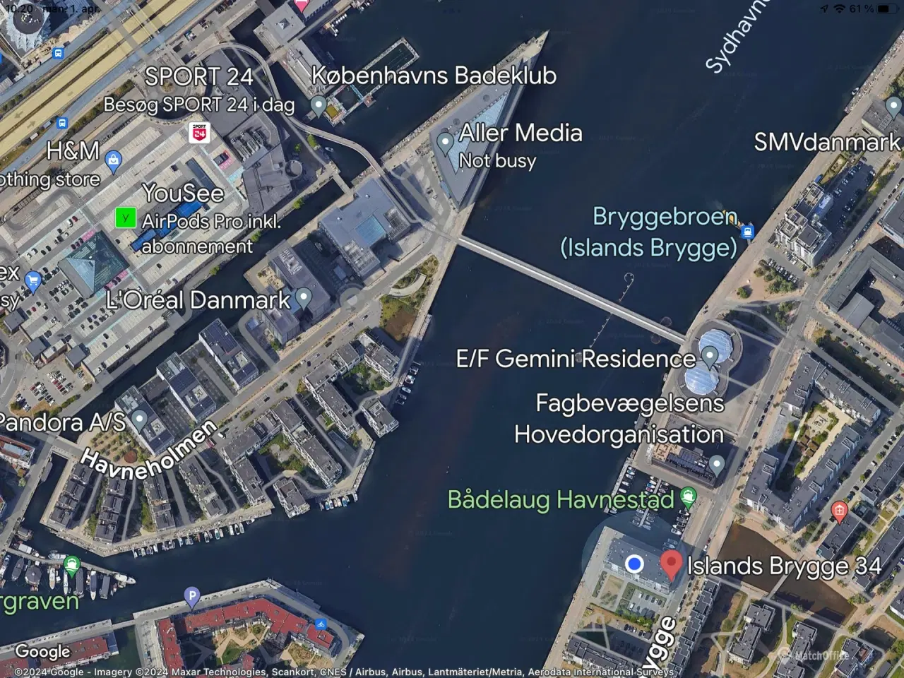 Billede 1 - Parkeringsplads Islands Brygge 34 Udlejes