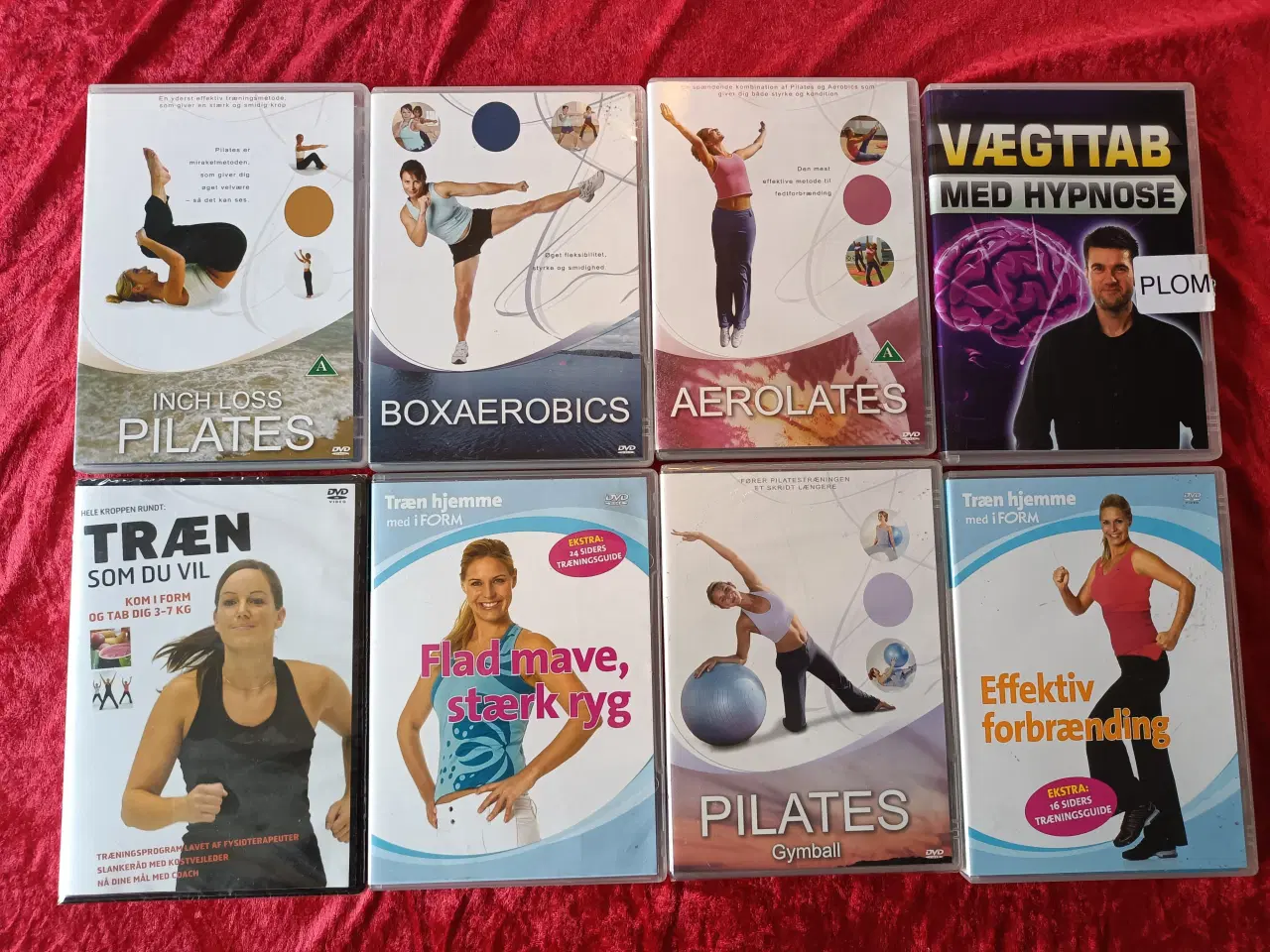 Billede 1 - 8 stk trænings dvd med hæfter/manual