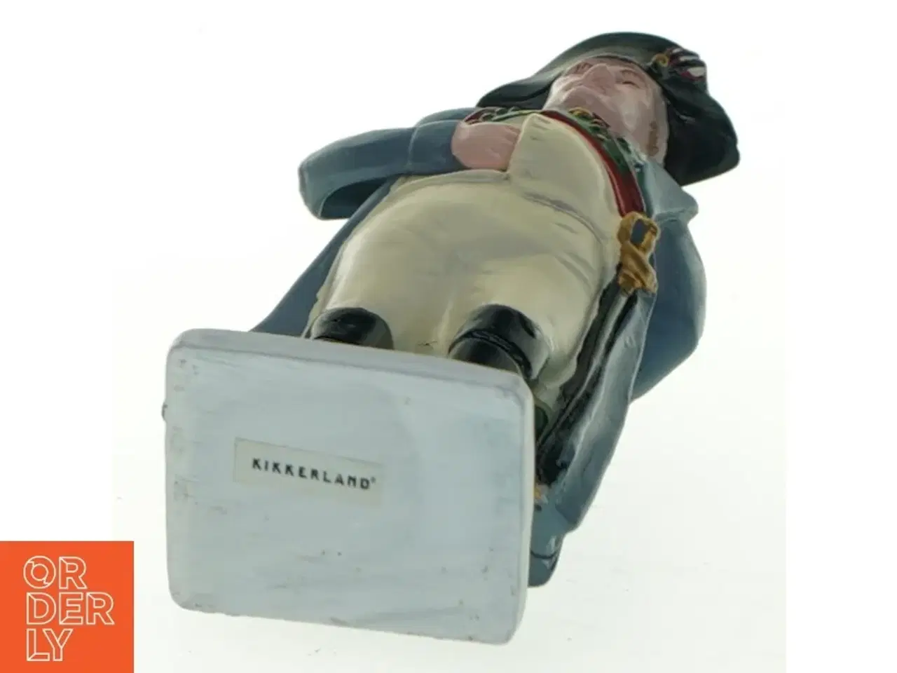 Billede 4 - Porcelænsfigur af historisk person fra Kikkerland (str. 18x7 cm)