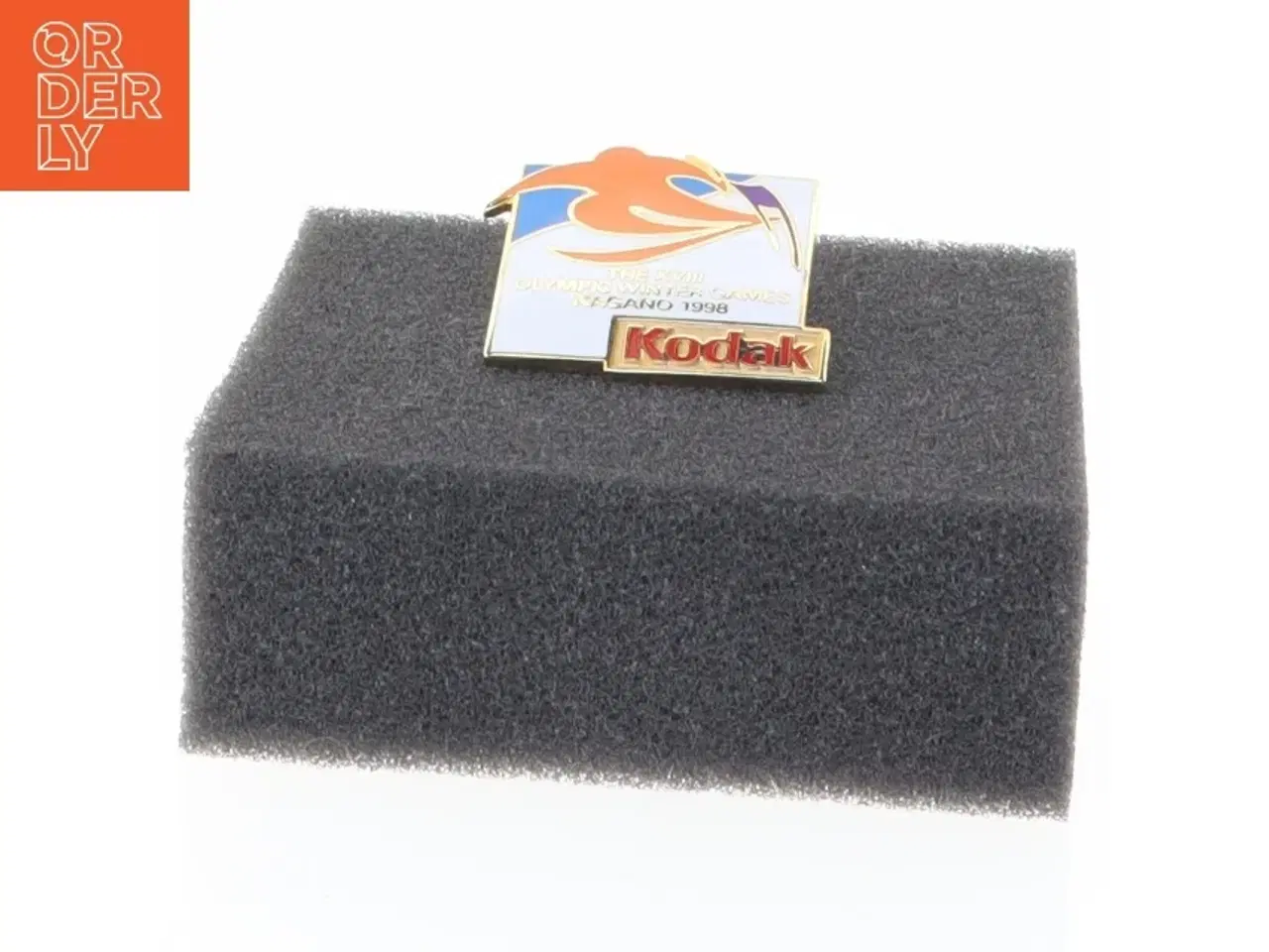 Billede 1 - Nagano 1998 Olympiske Lege Kodak Sponsor Pin (str. 2,5 x 2,5 cm)