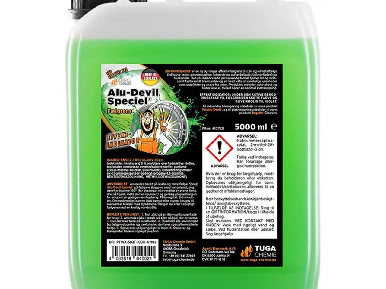Billede 1 - Tuga Alu-Devil Speciel - Fælgrens 5L