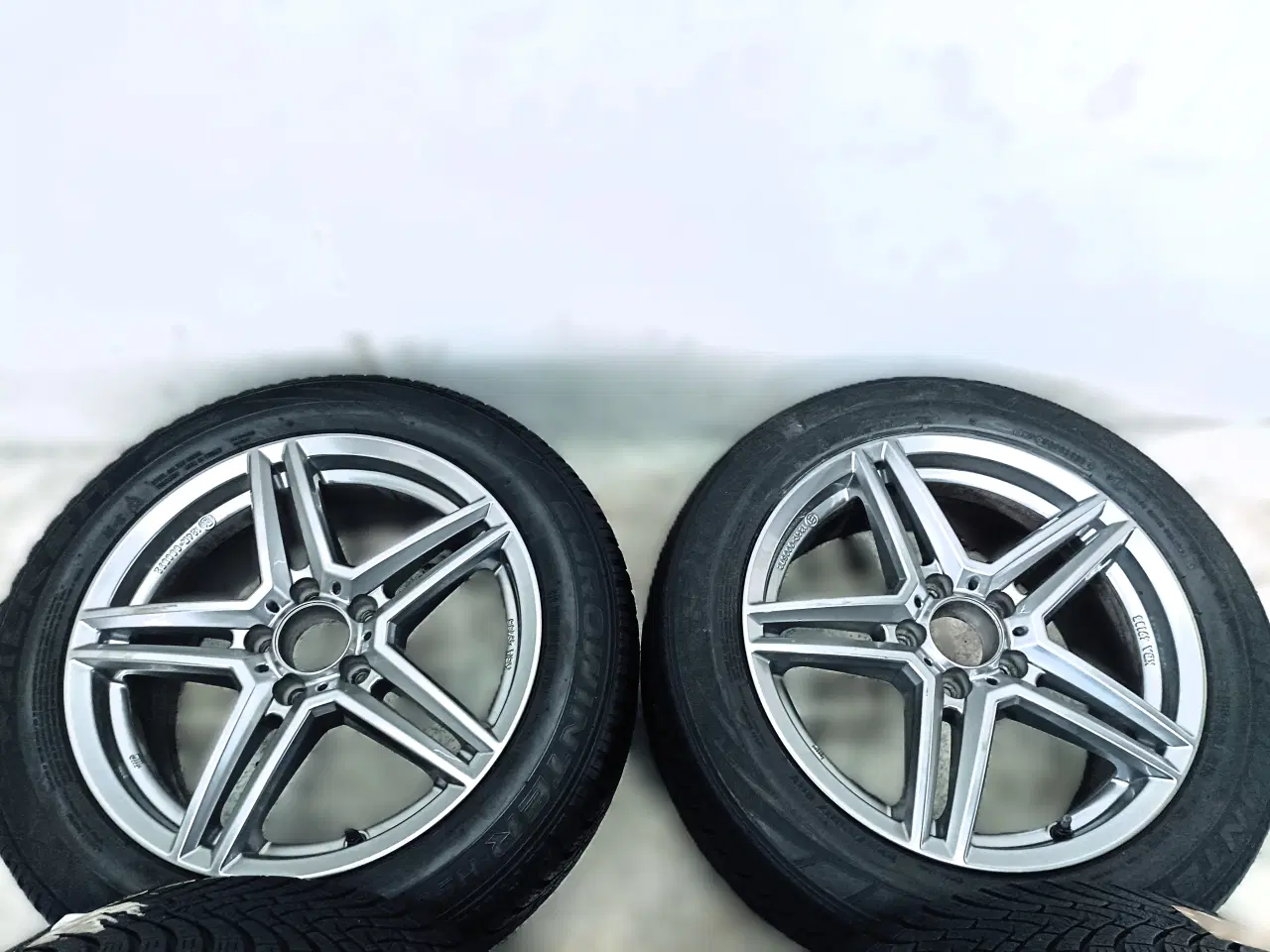 Billede 4 - 5x112 17" ET48 nav 66,6ø Uniwheels vintersæt inkl.