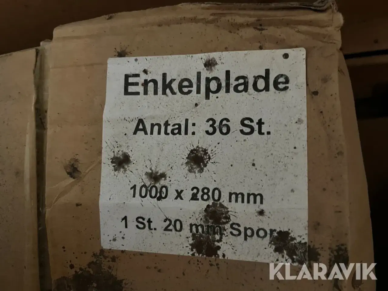 Billede 5 - Varmefordelingsplader Enkeltplade 1000 x 280 mm med 20 mm spor 252 styk