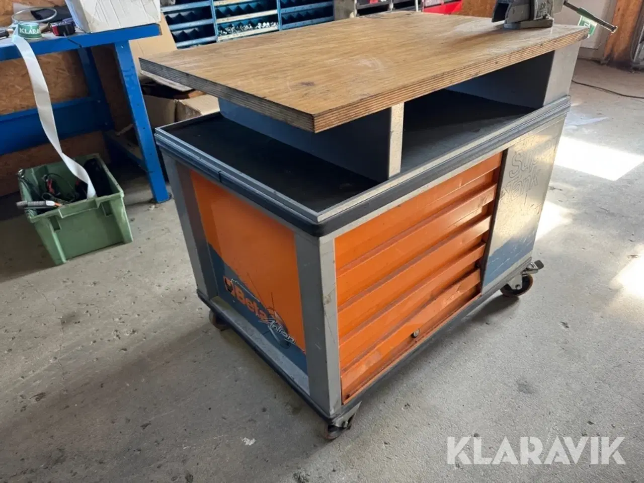 Billede 3 - Værkstedsbord Beta Supertank