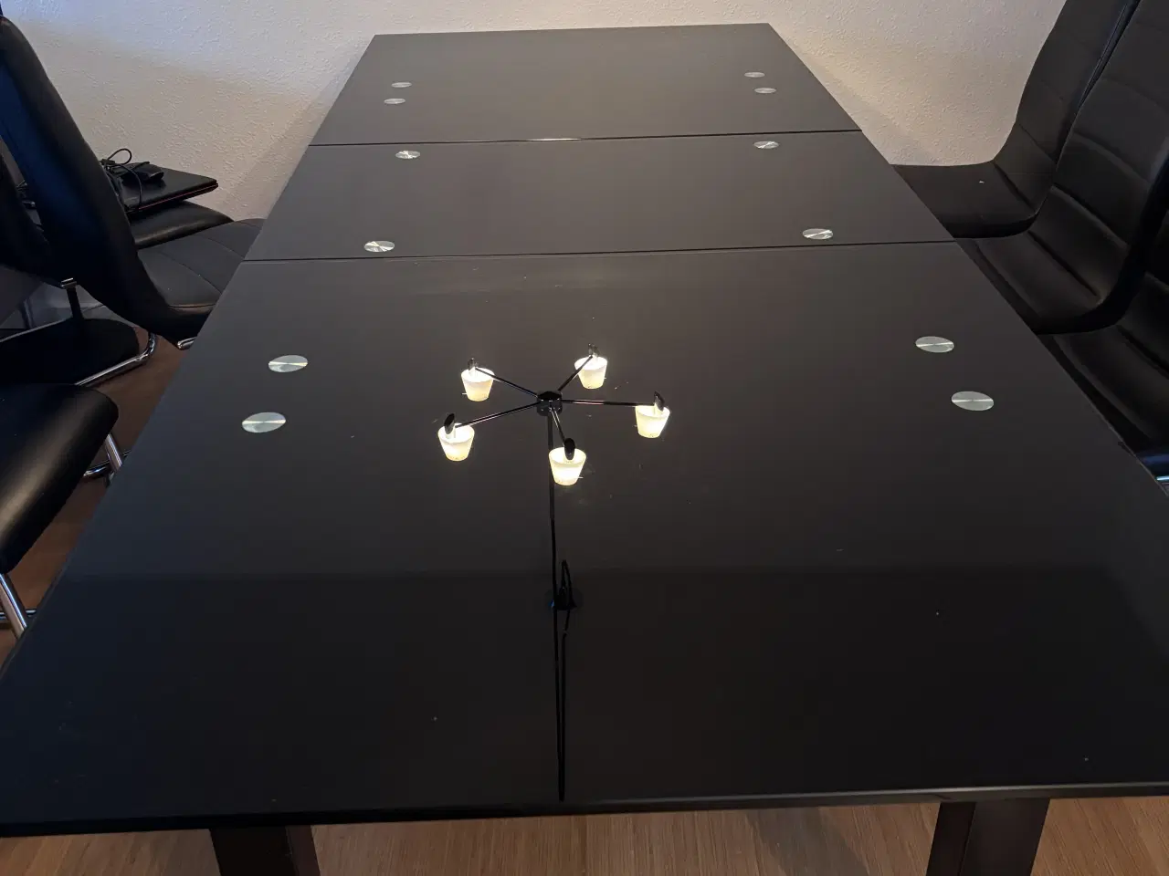 Billede 3 - Spisebord i hærdet glas