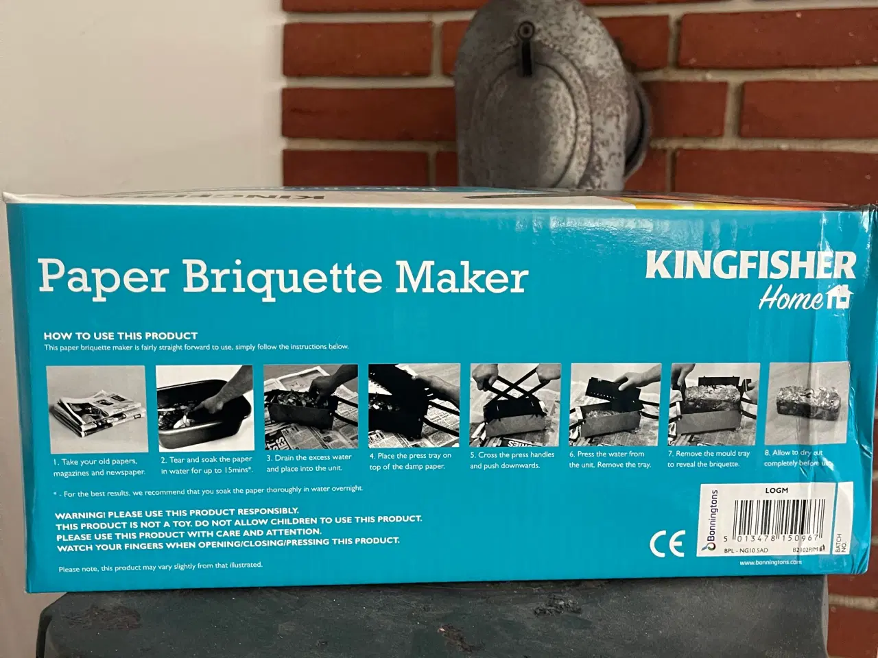 Billede 3 - Briketten pressere, laver din egne briket!