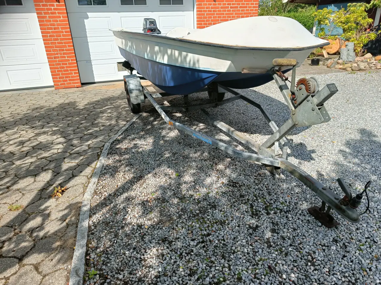 Billede 6 - Jolle, 14 fods limbo m. trailer og 8 hk motor