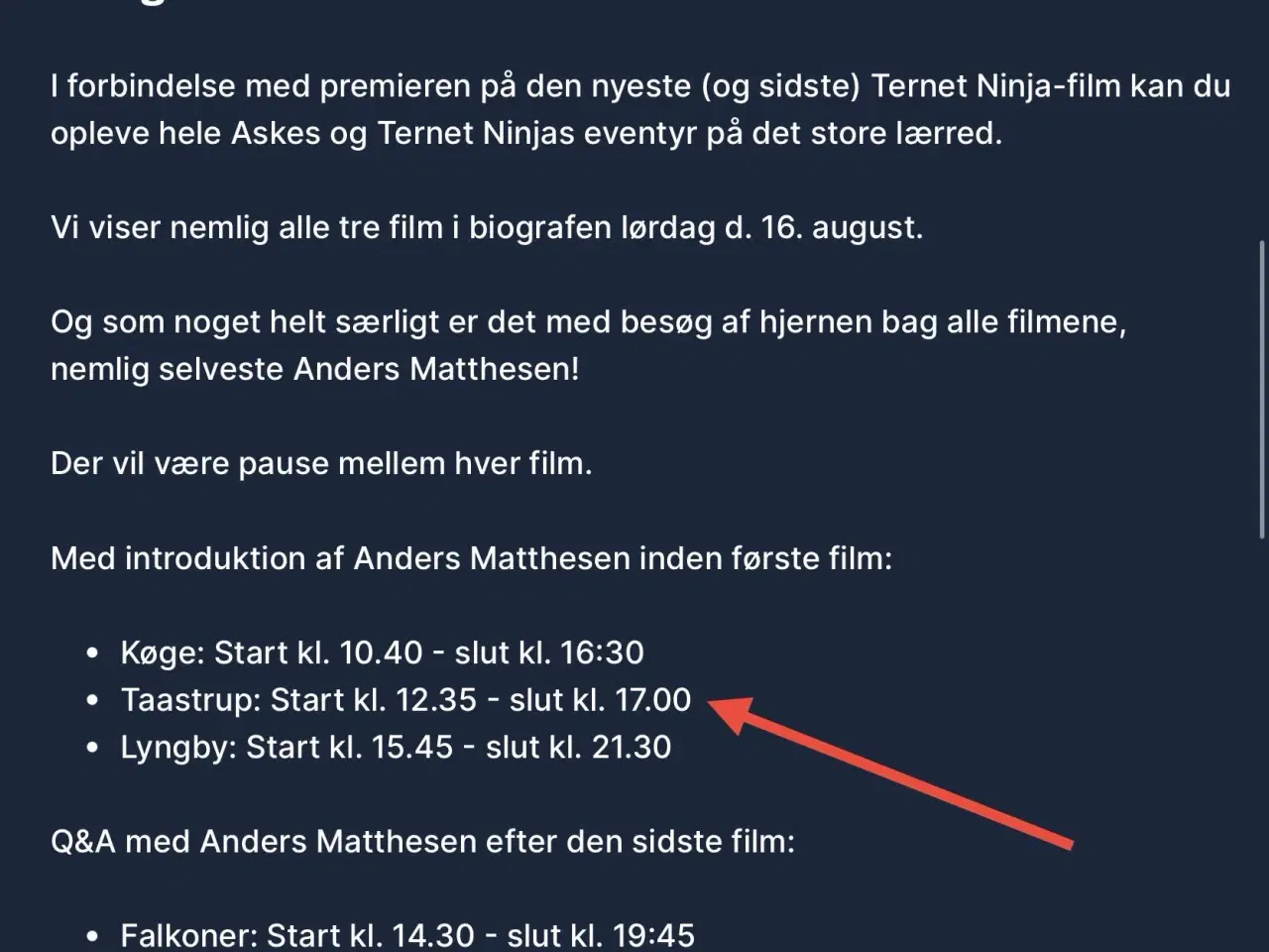Billede 1 - Eksklusivt Ternet Ninja Marathon med besøg af Ande