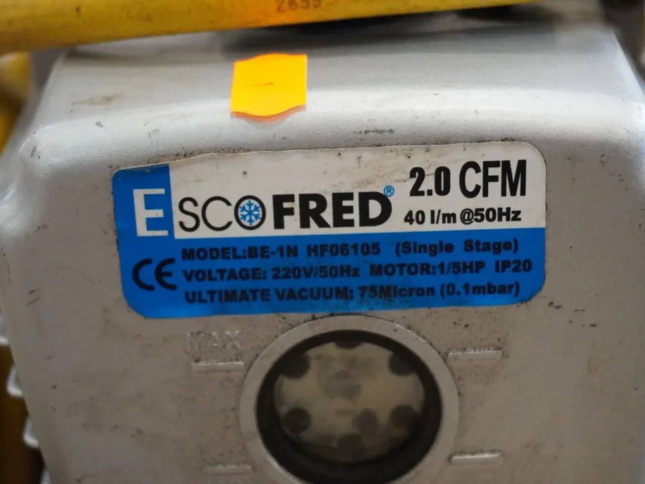 Billede 2 - Vacuumpumpe Escofred, model:BE-1N HF06105