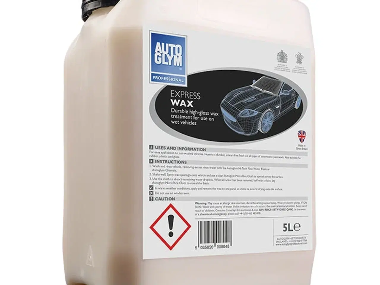 Billede 1 - Autoglym Express Wax 5L Flydende Carnauba voks
