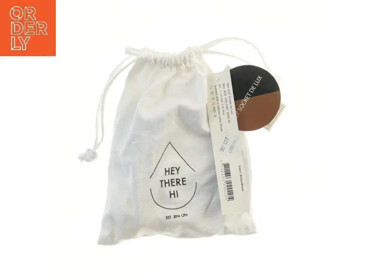 Billede 2 - Messing fatning med ledning fra Socket De Lux (str. Ø 4 cm)