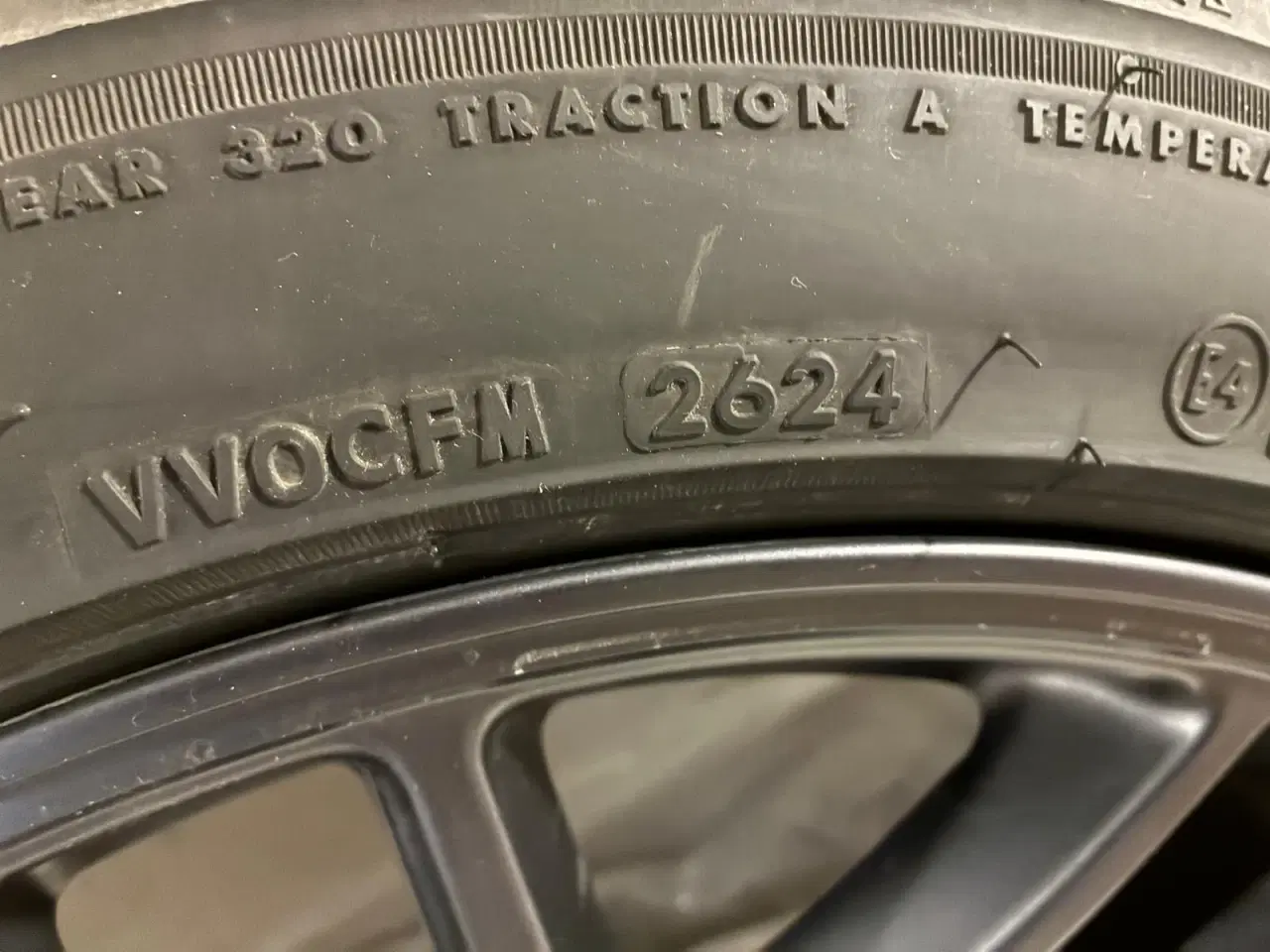 Billede 7 - Alufælge med dækkene 