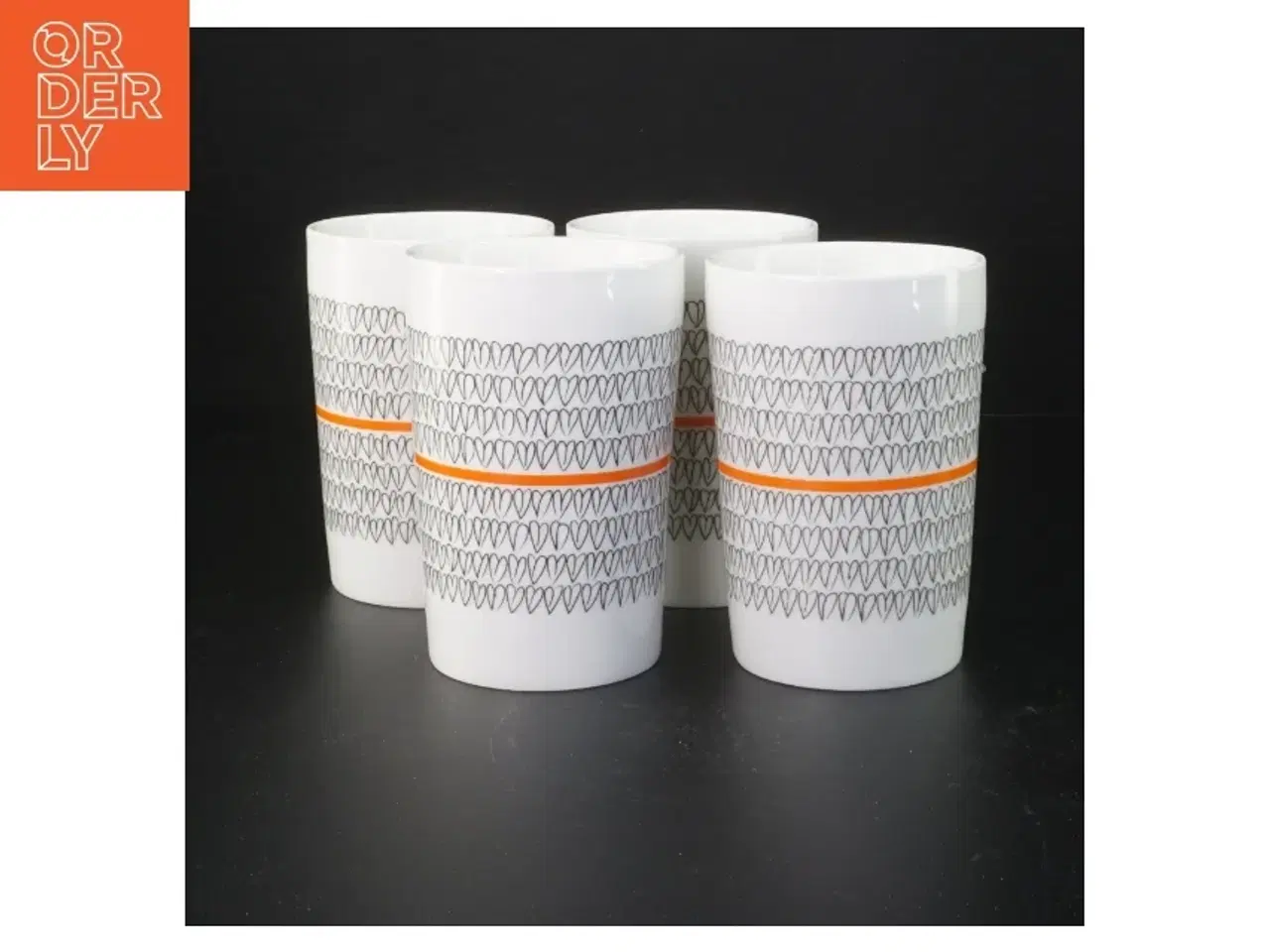 Billede 1 - Sæt af 4 kopper fra Aida (str. 12 cm. 4 styk)