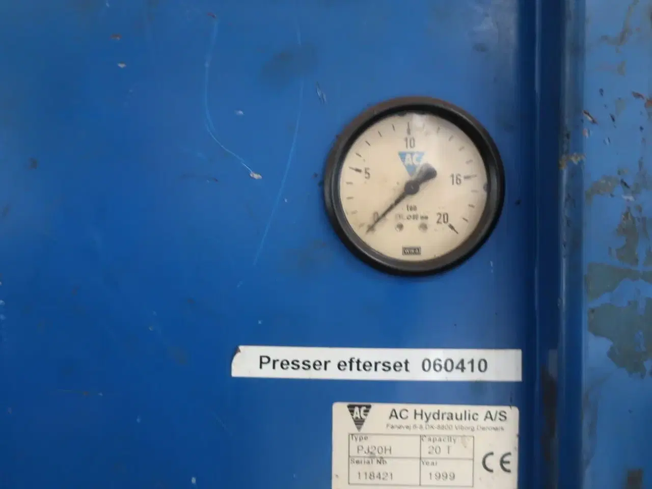 Billede 4 - Hydraulisk presse 20 tons