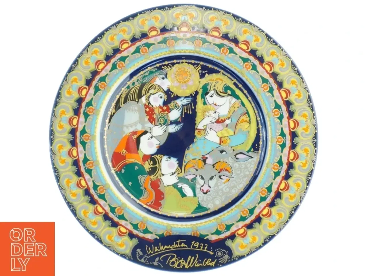 Billede 1 - Rosenthal Juleplatte 1977 fra Rosenthal (str. 29 cm)