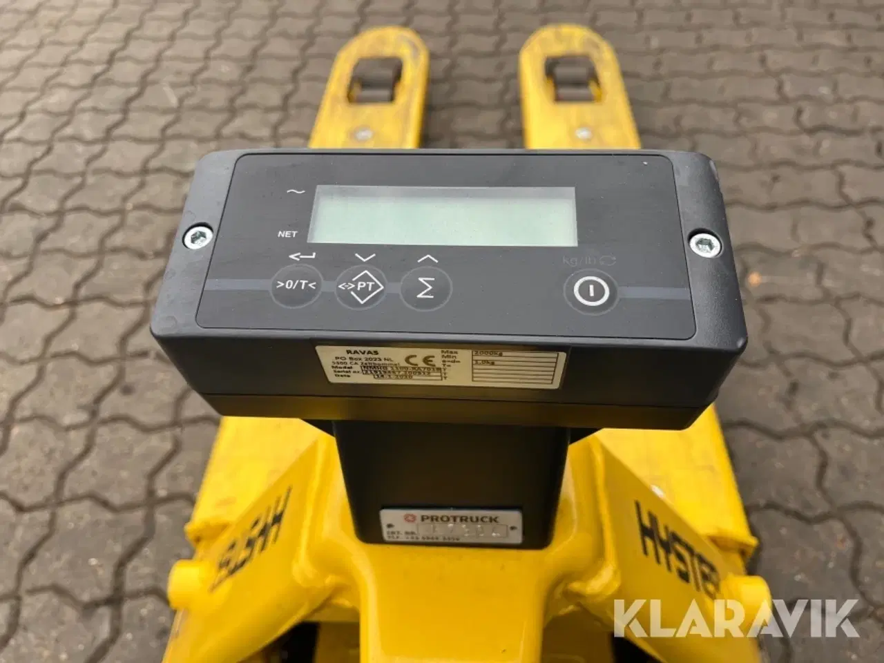 Billede 7 - Palleløfter Hyster 2000kg - med Ravas vægt
