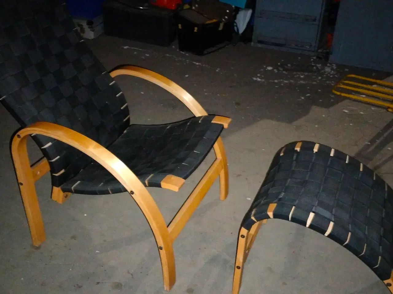 Billede 1 - 2 lænestole og 2 fodskammel