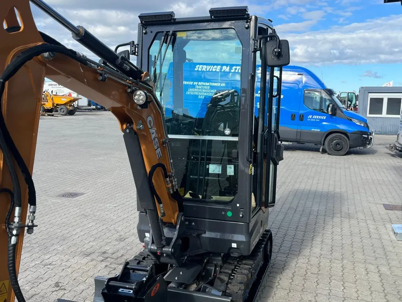 Billede 6 - Case CX19D Fabriksny! monteret med tiltman med hydraulisk s30 og JST skovle.