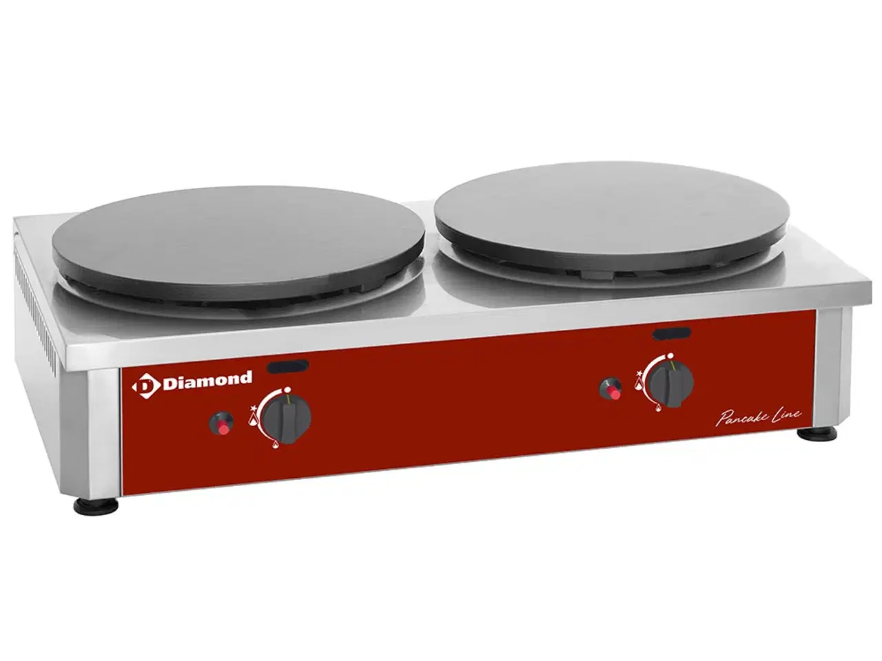 Billede 1 - Dobbelt Crepe jern til Gas (2x Ø40 cm)